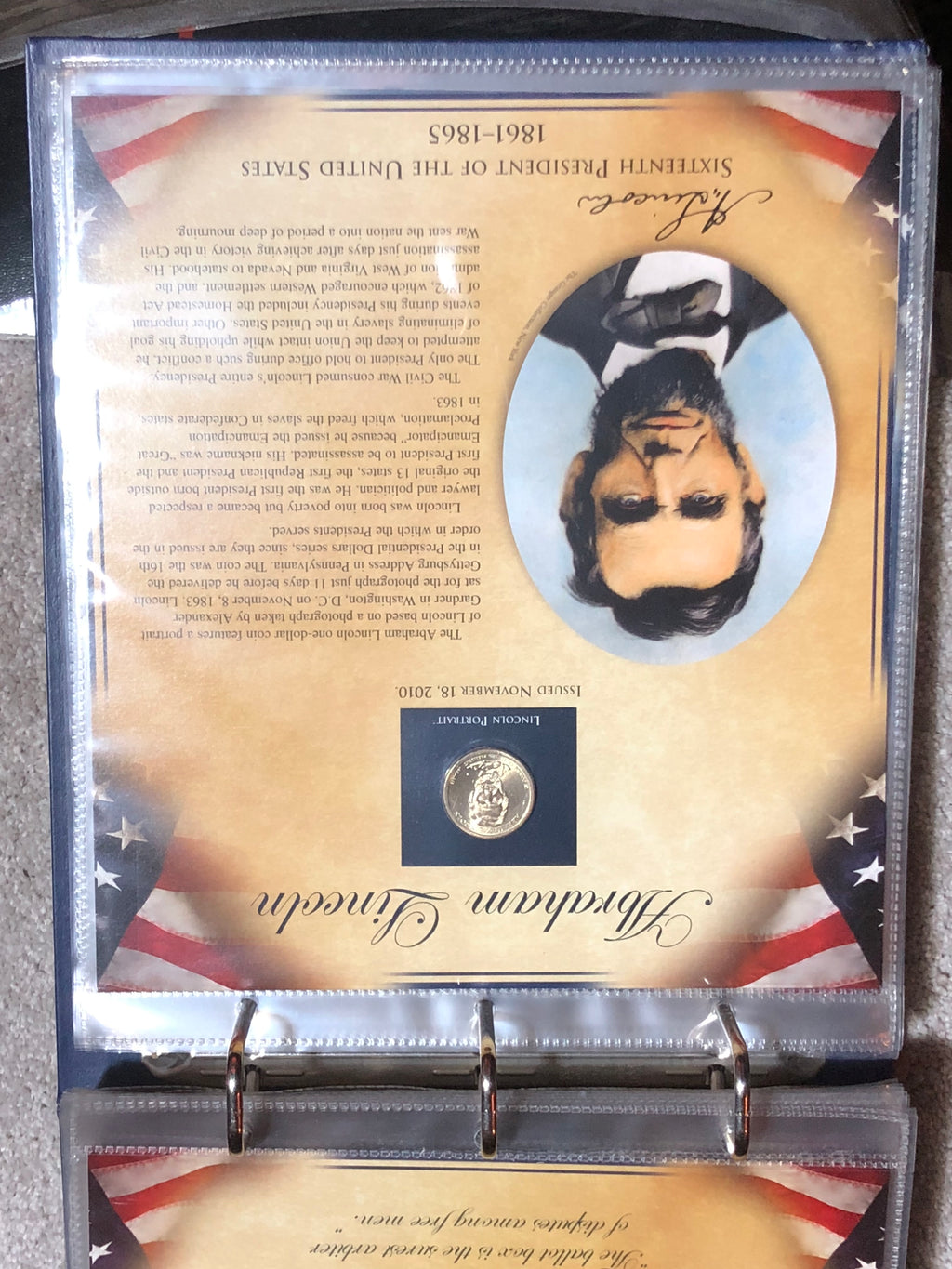 United States Presidents Coin Colletions volume 1 & 2