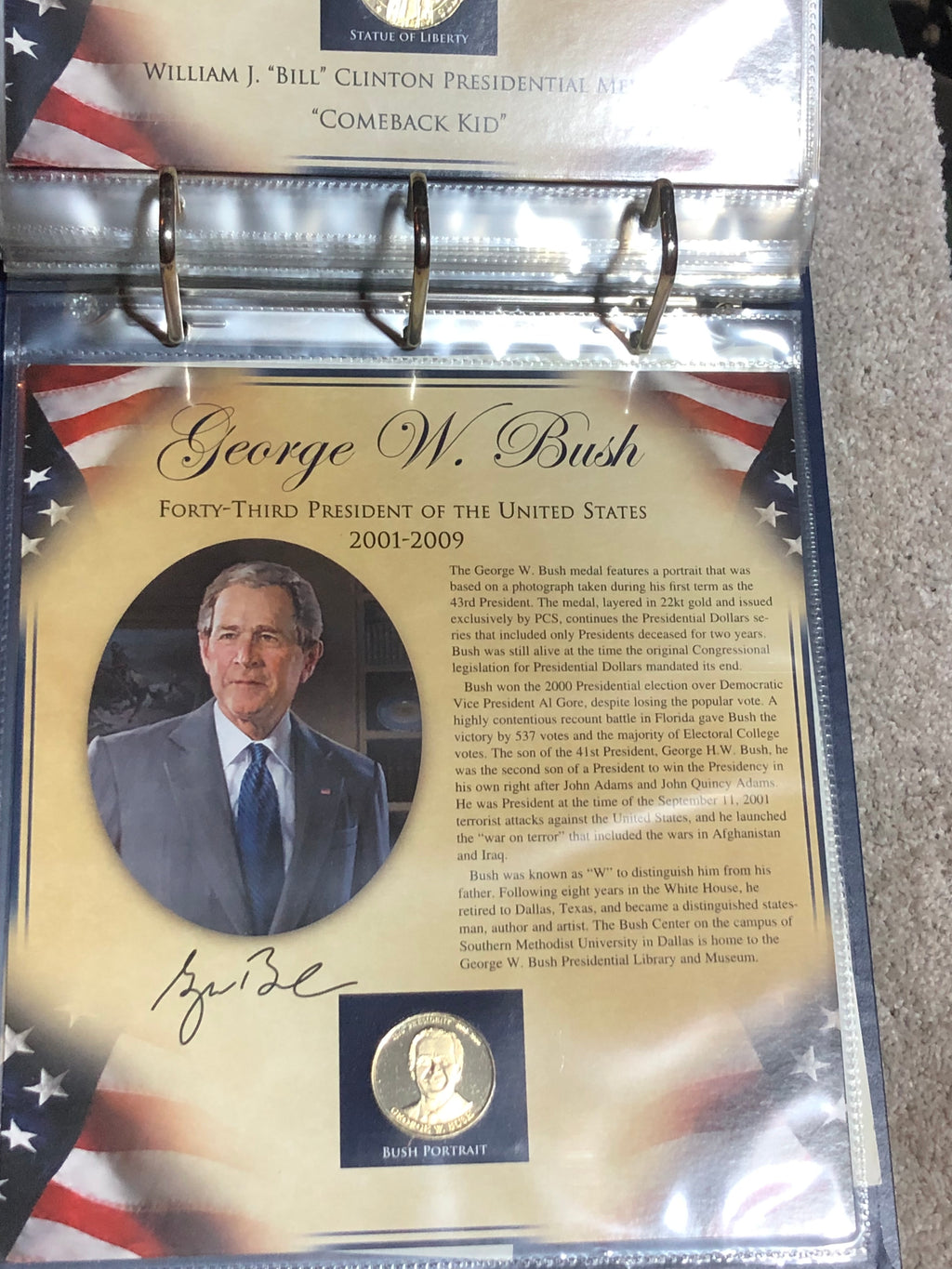 United States Presidents Coin Colletions volume 1 & 2