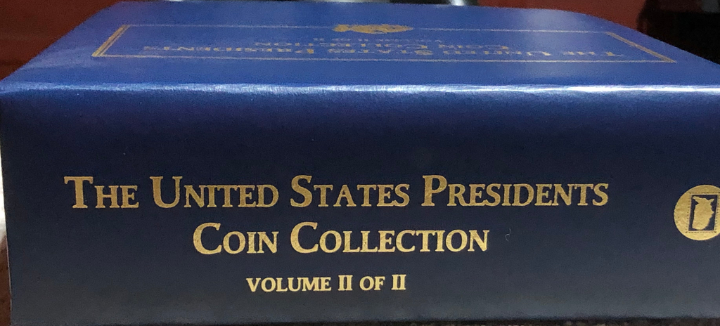 United States Presidents Coin Colletions volume 1 & 2