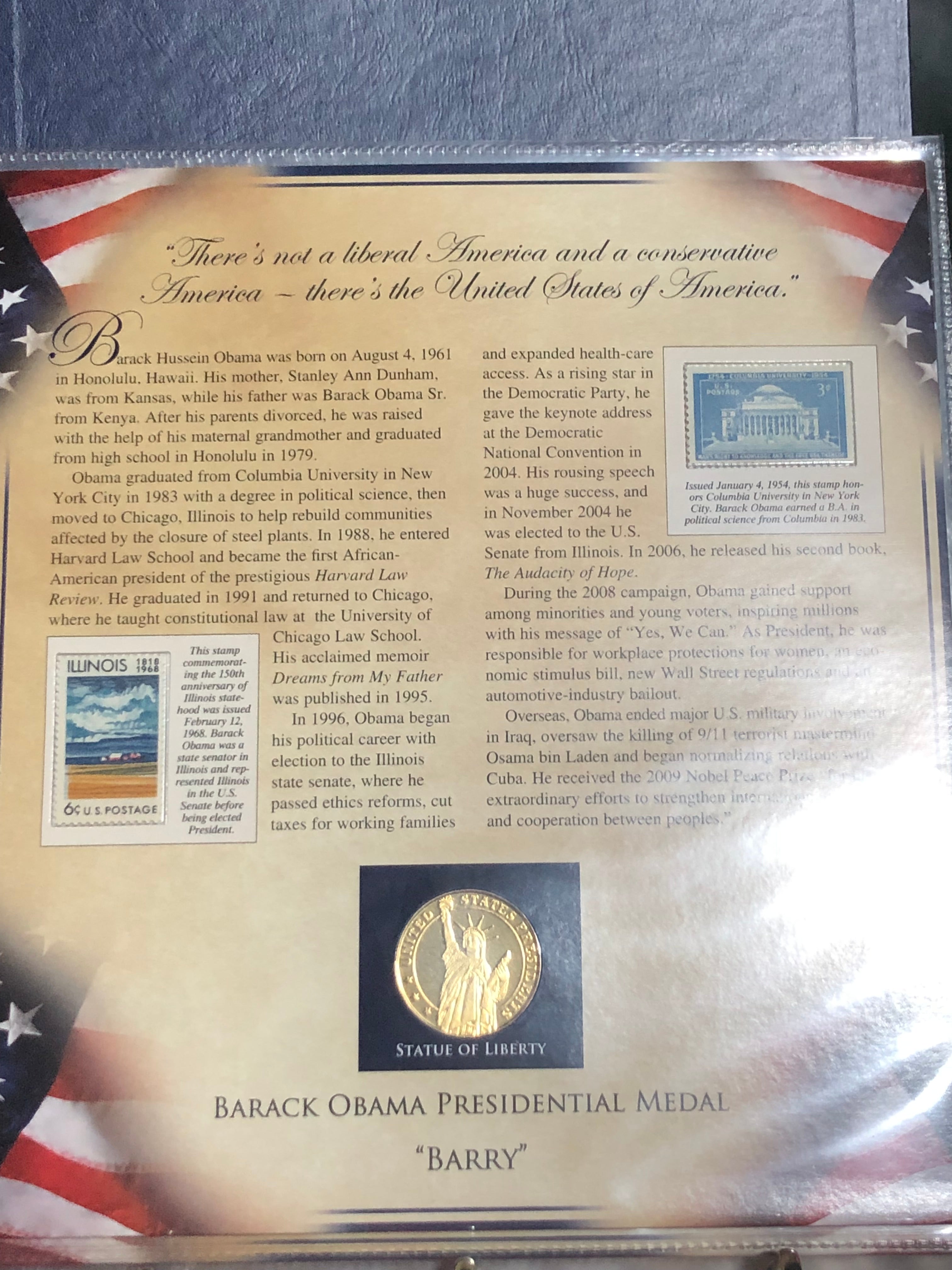 United States Presidents Coin Colletions volume 1 & 2