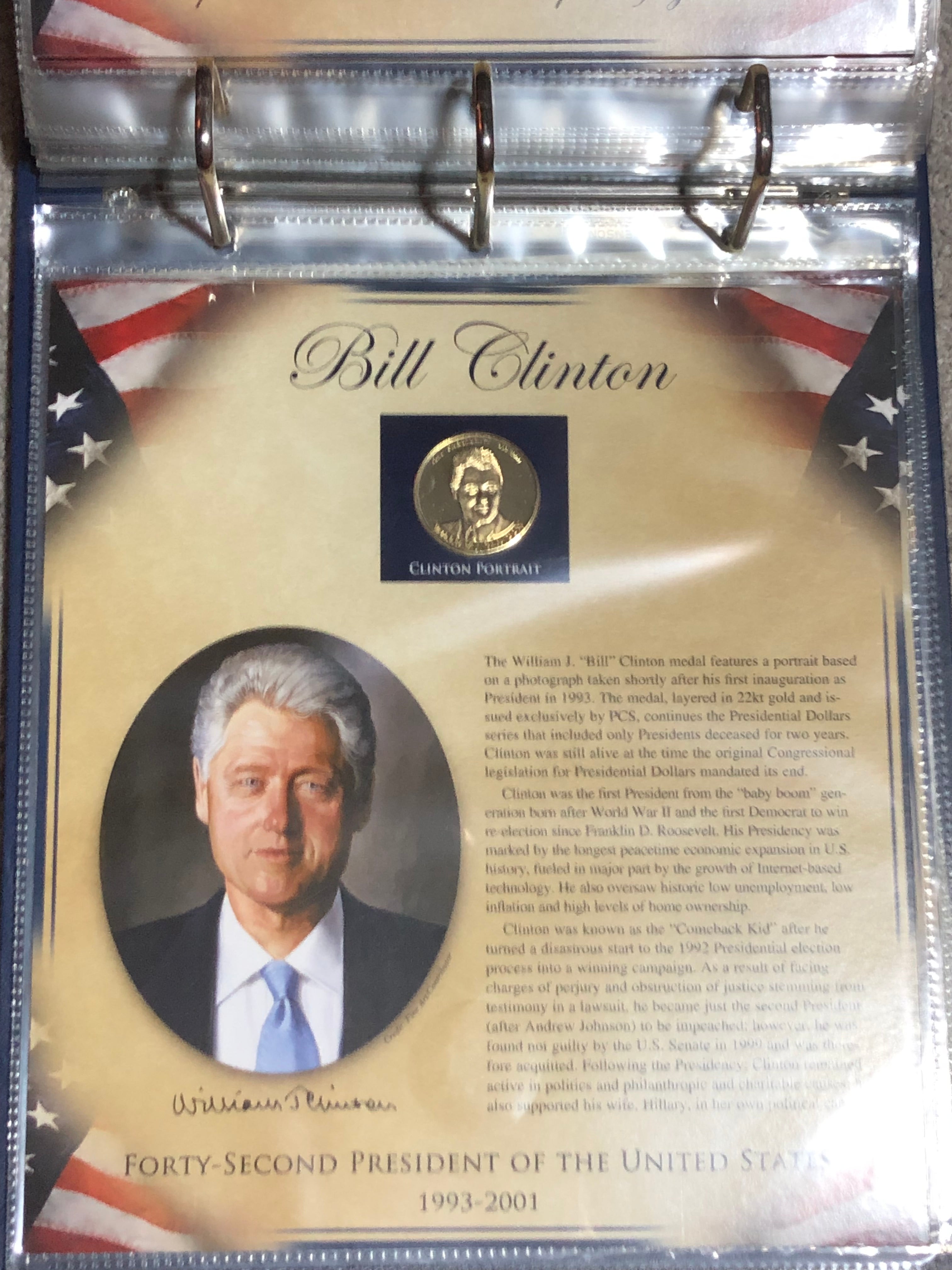 United States Presidents Coin Colletions volume 1 & 2