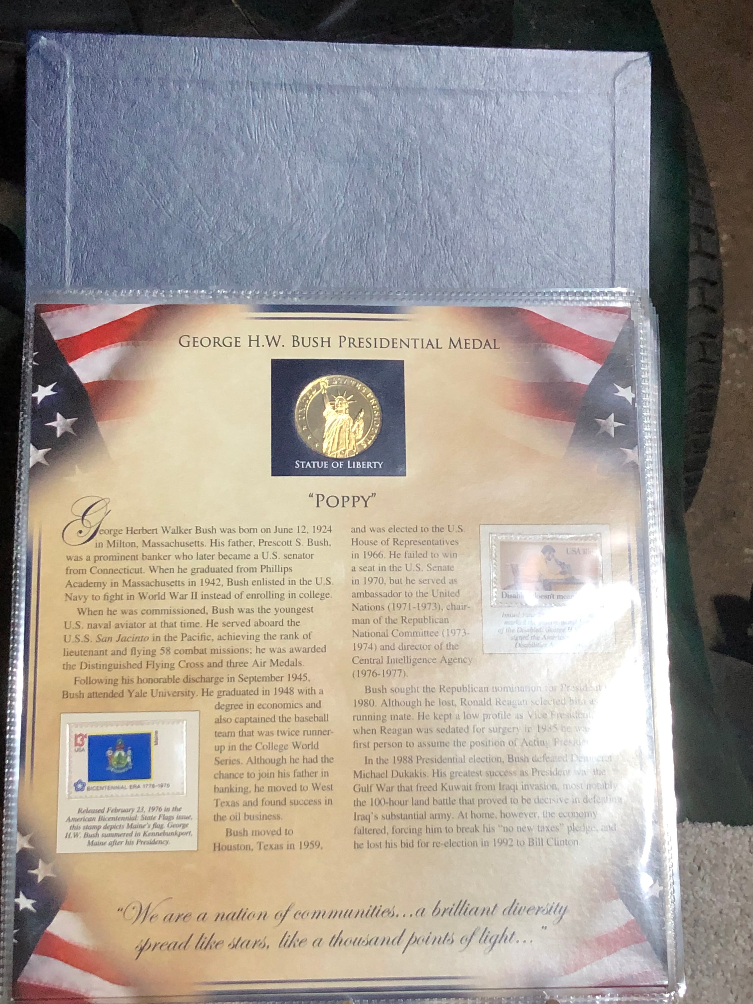 United States Presidents Coin Colletions volume 1 & 2