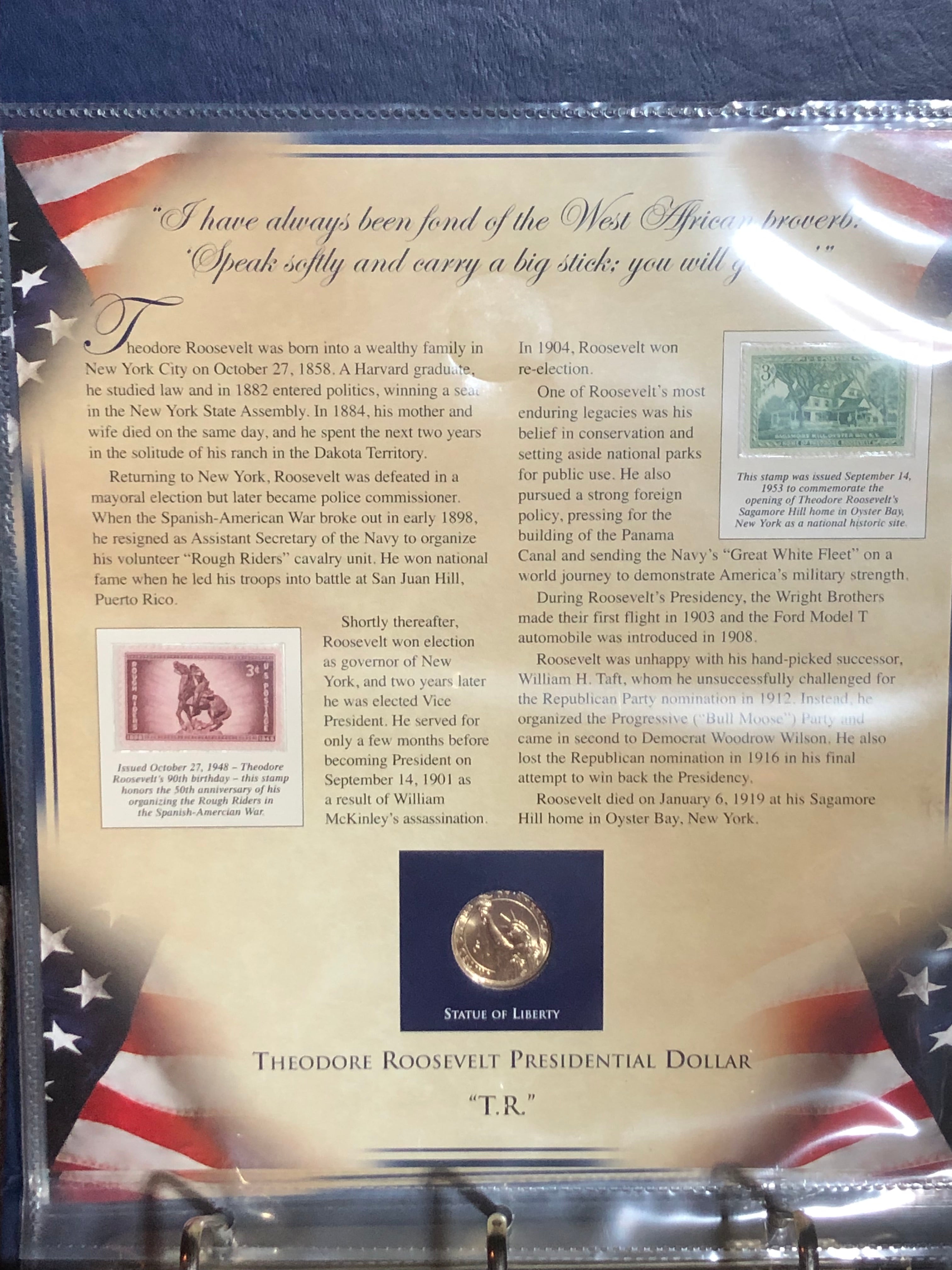 United States Presidents Coin Colletions volume 1 & 2