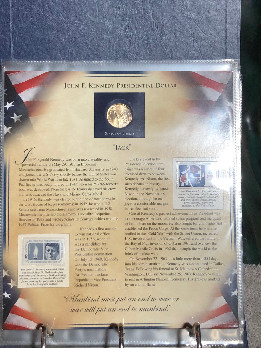 United States Presidents Coin Colletions volume 1 & 2