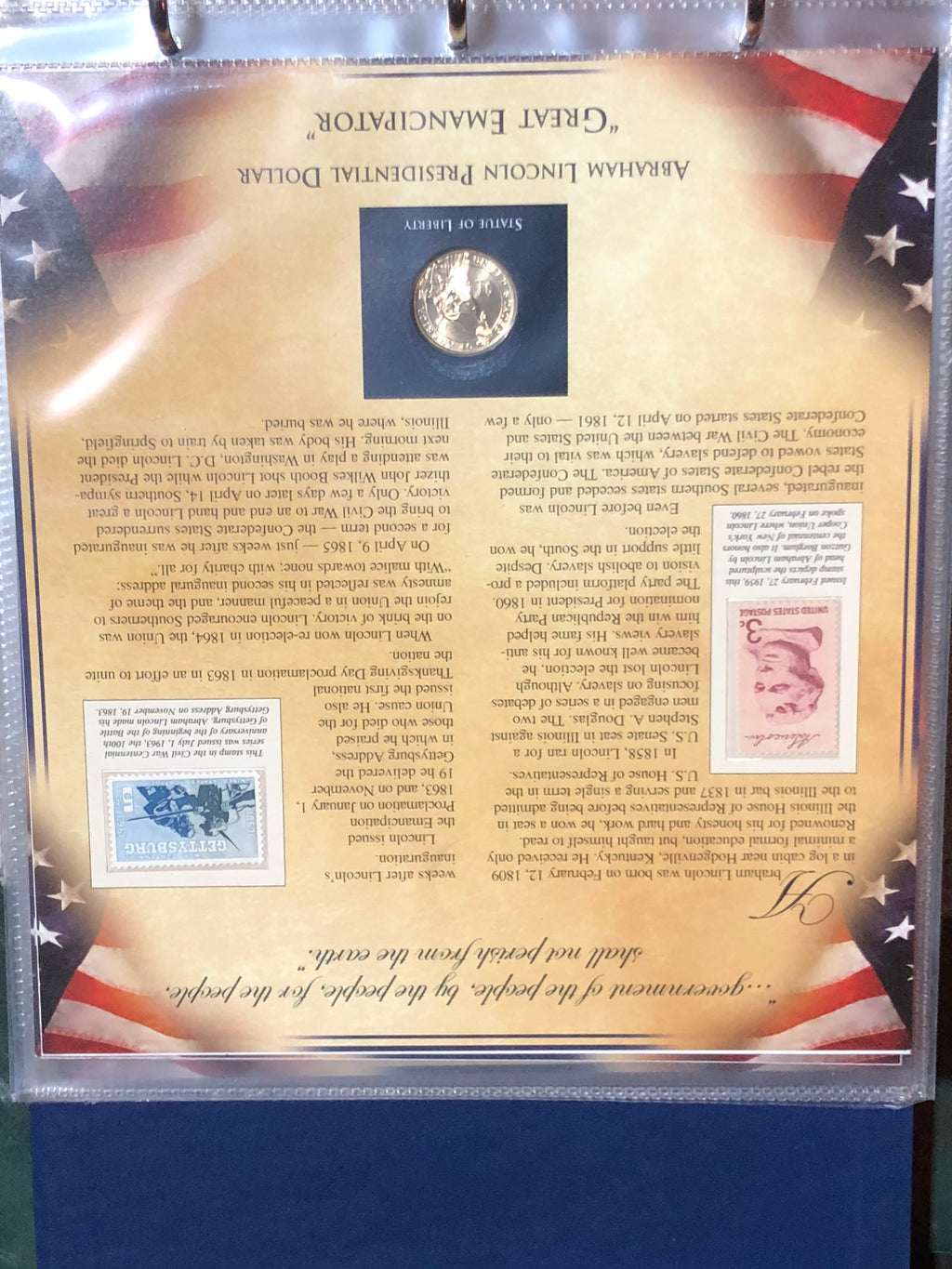 United States Presidents Coin Colletions volume 1 & 2