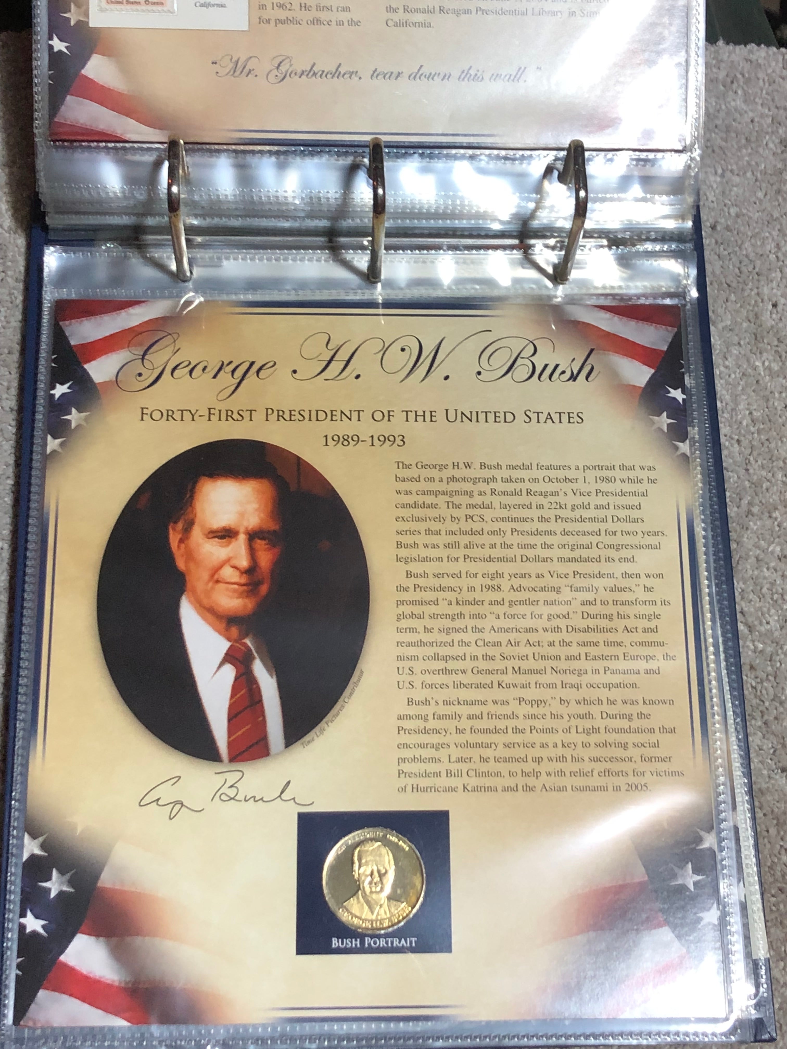 United States Presidents Coin Colletions volume 1 & 2